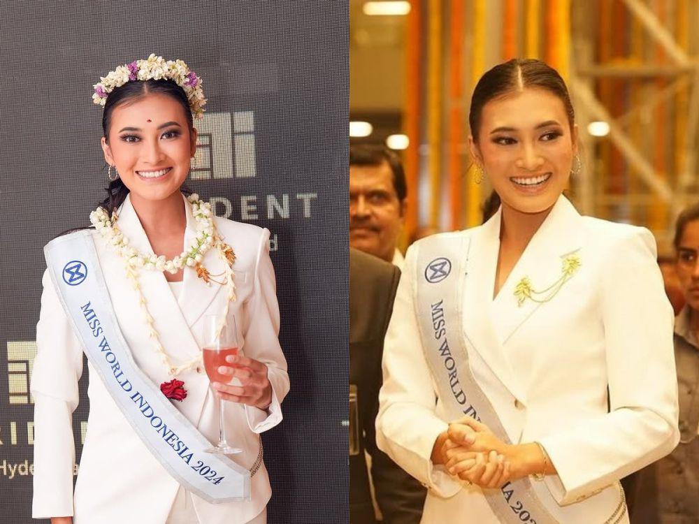 7 Potret Penyambutan Miss Indonesia 2024 Monica Kezia di India
