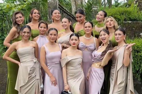 Potret Bridesmaids di Pesta Resepsi Luna Maya dan Maxime Bouttier