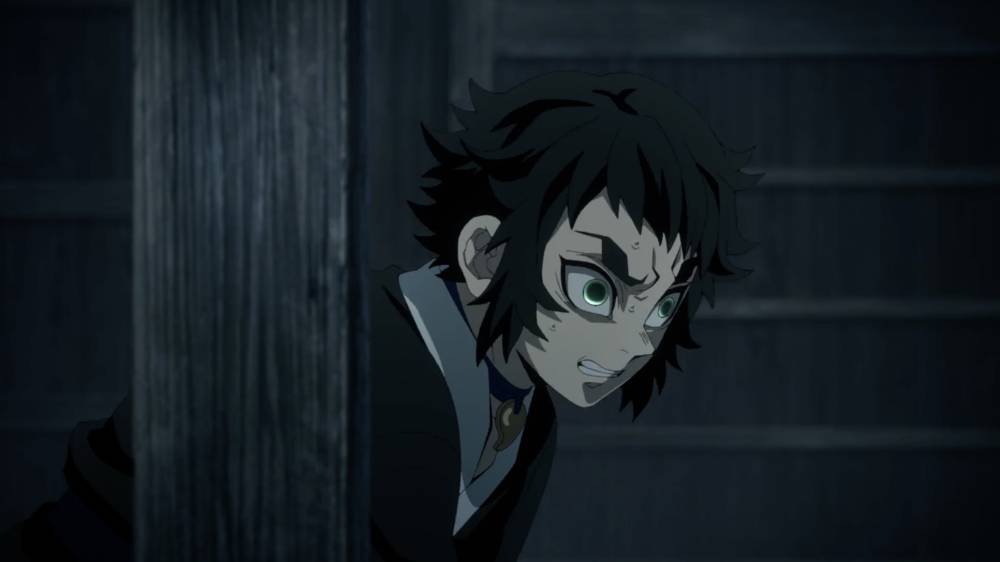 Kaigaku membantu iblis menyerang kuil Gyomei. (dok. ufotable/Demon Slayer: Kimetsu no Yaiba)