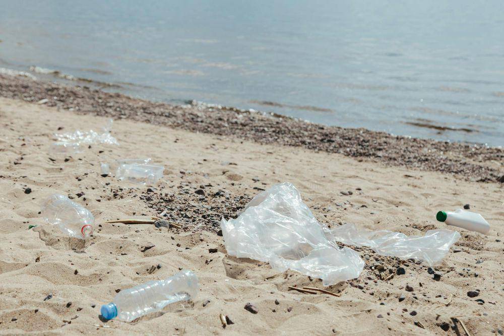 ilustrasi laut yang tercemar oleh sampah plastik (pexels.com/Ron Lach)