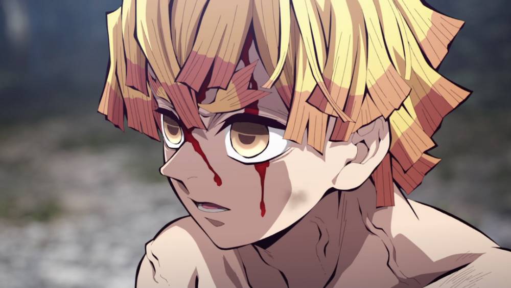 Zenitsu Agatsuma (dok. ufotable/Demon Slayer: Kimetsu no Yaiba)