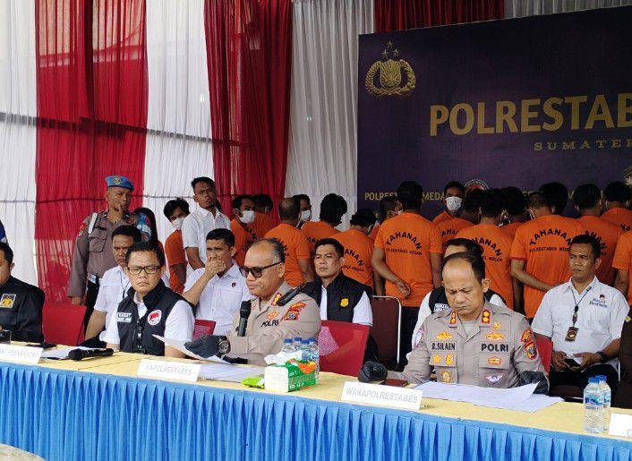 Tawuran Gara-gara Narkoba di Percut, Bandar dan 2 Pengedar Ditangkap