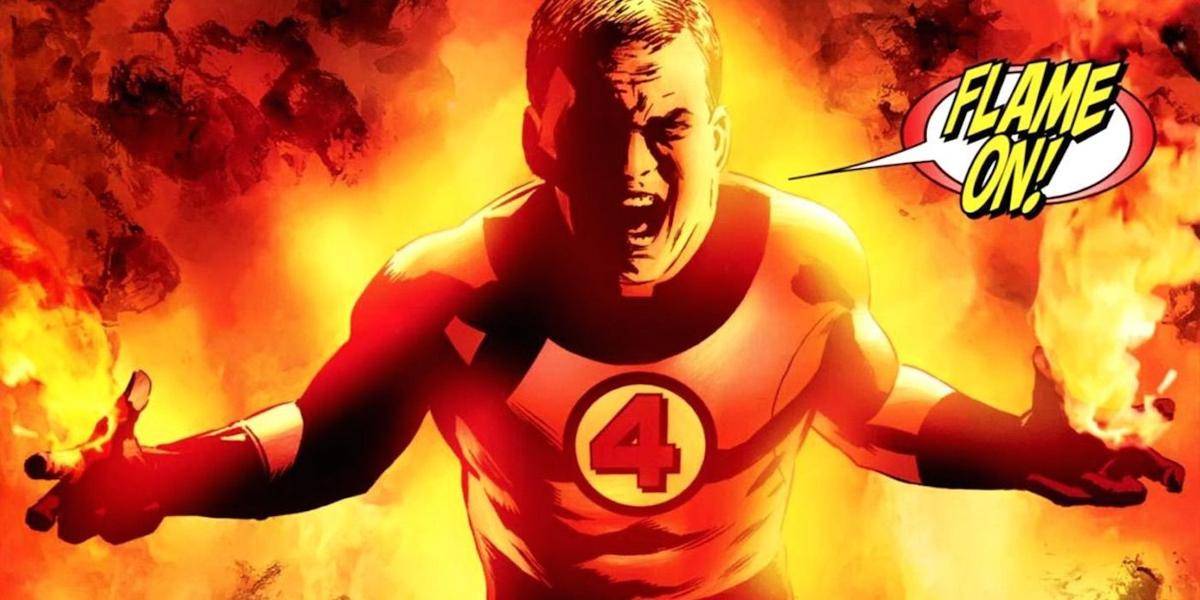 Human Torch Flame on