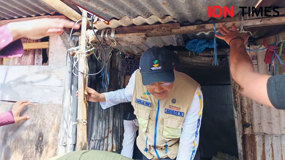 Rumah Naila di Makassar Memprihatinkan, Mensos Janjikan Relokasi