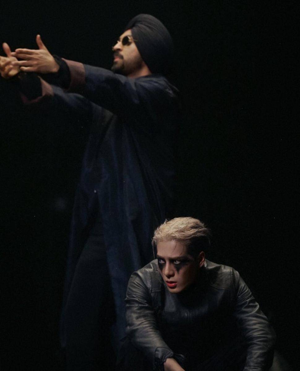 potret Jackson Wang dan Diljit Dosanjh (dok. Jackson Wang)