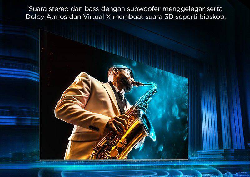 TCL QLED TV 55C61B (tokopedia.com/TCL Indonesia Official)