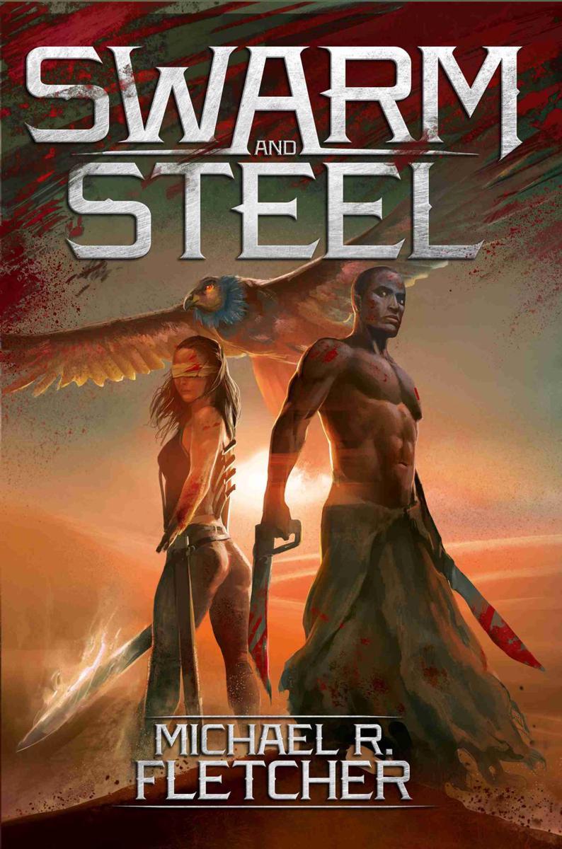 Sampul Swarm and Steel (goodreads.com)