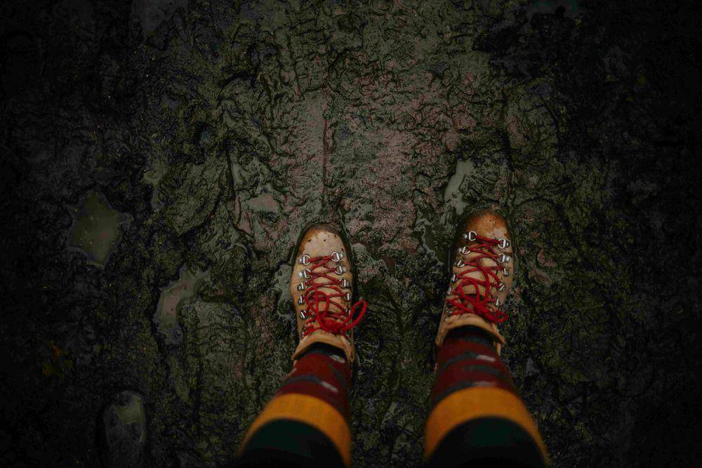 Ilustrasi Sepatu Gunung (unsplash.com/@anniespratt)