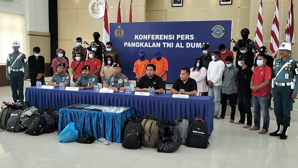 Tembak Mesin Speedboat, Penyelundupan PMI dari Riau ke Malaysia Gagal