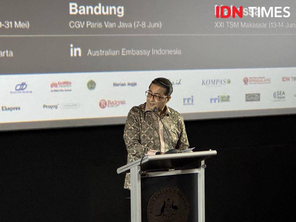 Menteri Ekonomi Kreatif Indonesia Teuku Riefky Harsya pada Jumat (9/5/2025) (IDN Times/Elizabeth Chiquita)