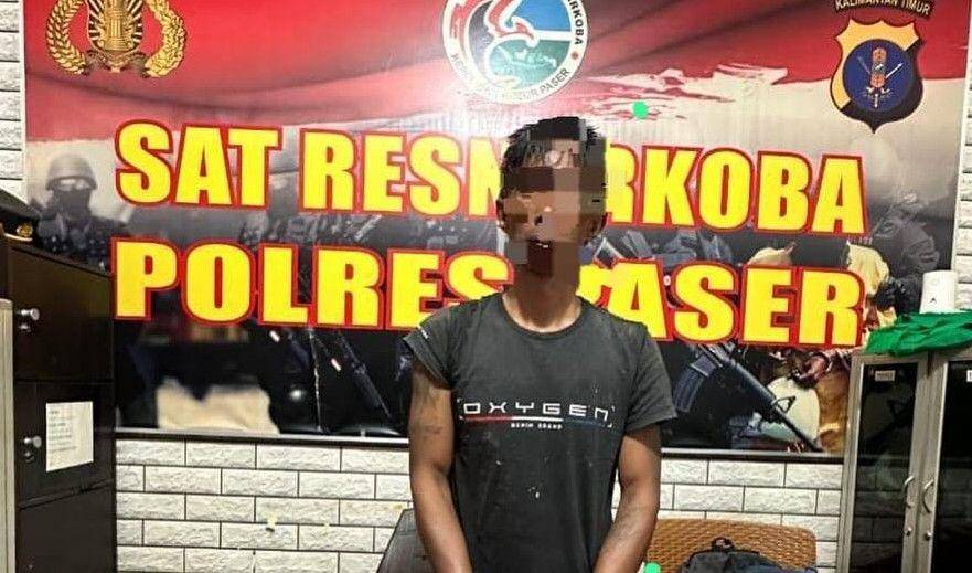 Polres Paser Ciduk Pengedar Sabu di Batu Sopang
