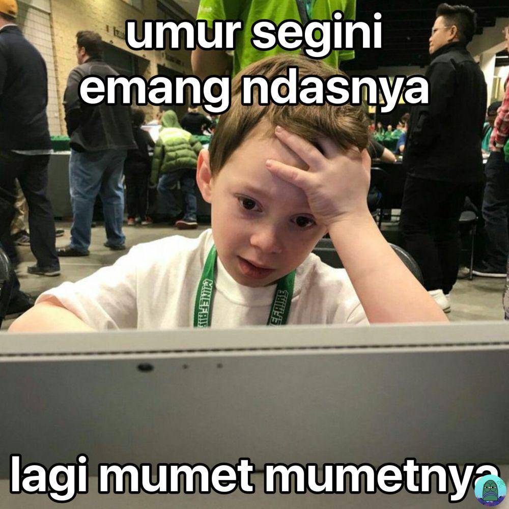Meme kocak soal umur-umur nanggung (x.com/tanyakanr)