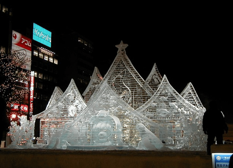 potret Sapporo Snow Festival