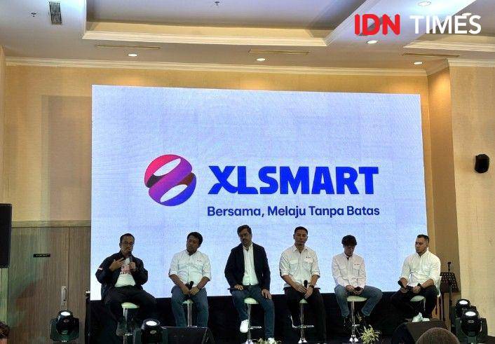 PT XLSmart telah resmi berdiri sebagai entitas telekomunikasi terpadu (IDN Times/Indah Permata Sari)