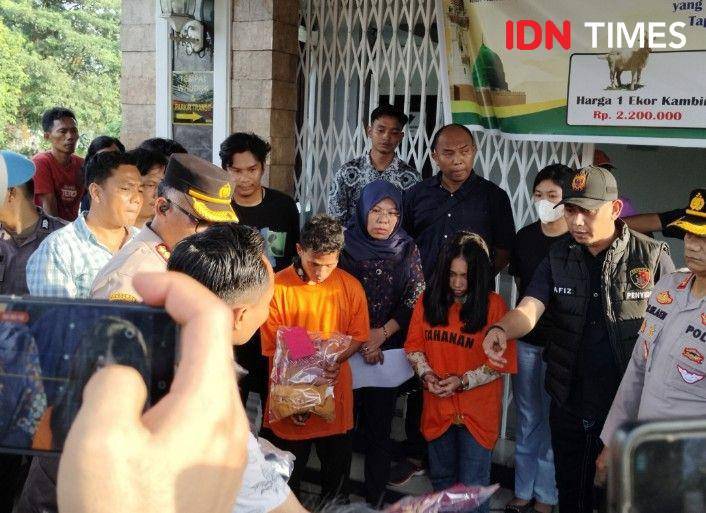 Tersangka tersandung UU Perlindungan Anak (IDN Times/Eko Agus Herianto)