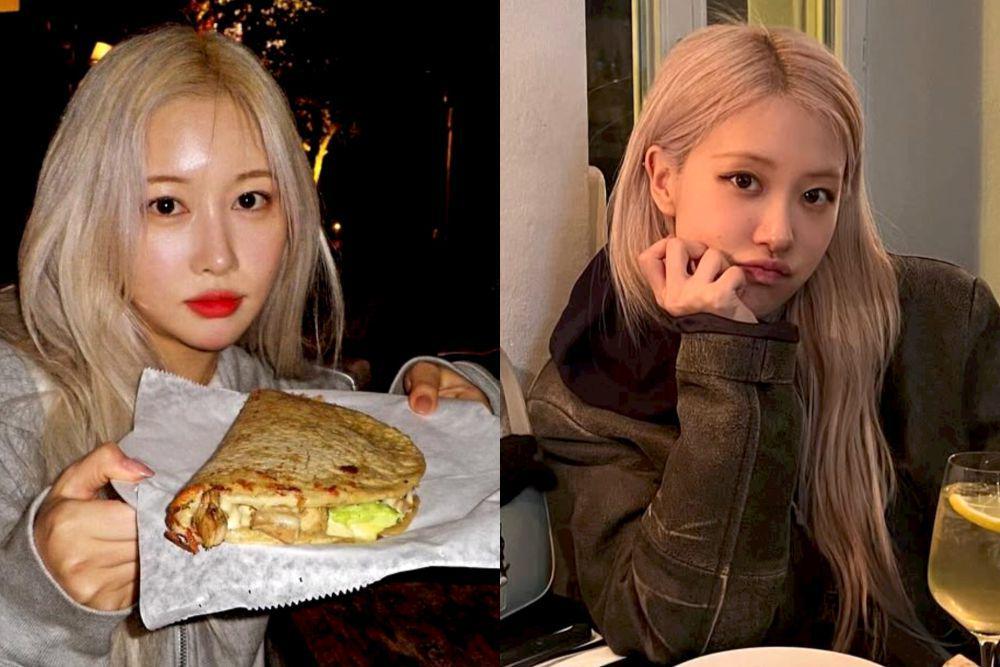 potret mirip Dayoung WJSN dengan Rosé BLACKPINK (instagram.com/dayomi99 | instagram.com/roses_are_rosie)