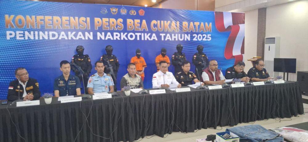Bea Cukai, Polri, BNN Gagalkan Upaya Penyelundupan Sabu di Batam