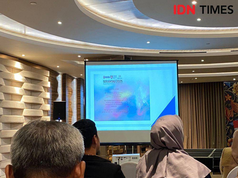 Paparan UiTM untuk mempromosikan program Serantau 2025 (Dok.Daffa Ulhaq)