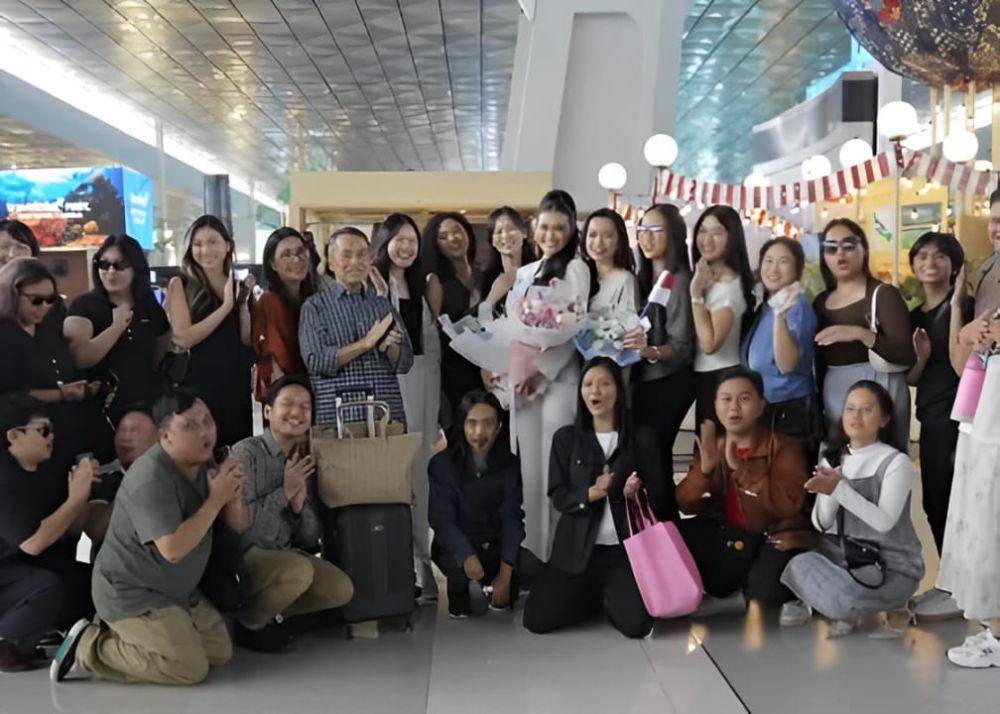 Potret Keberangkatan Monica Kezia ke Ajang Miss World 2025 di India (Instagram.com/missindonesia)