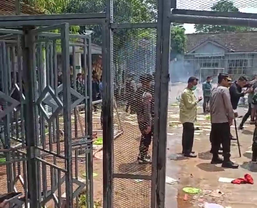 Kondisi kerusuhan di Lapas Muara Beliti. (Dok. Istimewa)