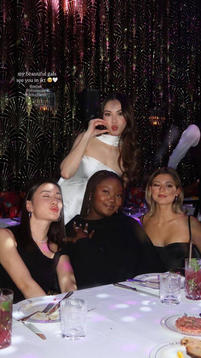 bridal dinner Alyssa Daguise dan Al Ghazali (instagram.com/alyssadaguise)