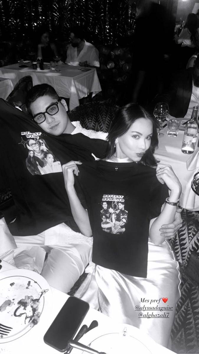 bridal dinner Alyssa Daguise dan Al Ghazali (instagram.com/alyssadaguise)