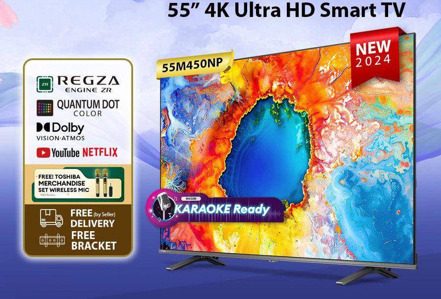 Toshiba QLED TV 55M450NP (tokopedia.com/Toshiba TV Official Store)