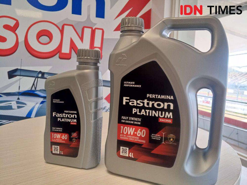 Pelumas Pertamina Fastron. (IDN Times/Muhammad Nasir)