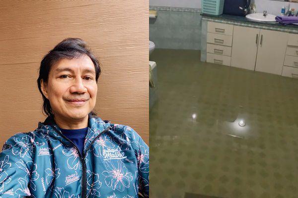 Potret Rumah Katon Bagaskara yang Kebanjiran usai Hujan Deras