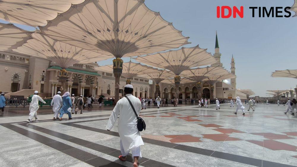 Jemaah Haji Jaga Kesehatan, Suhu di Madinah Capai 41 Derajat Celsius