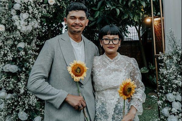 Baru Diunggah, 7 Potret Akad Pernikahan Aci Resti dan Shadu Rasjidi