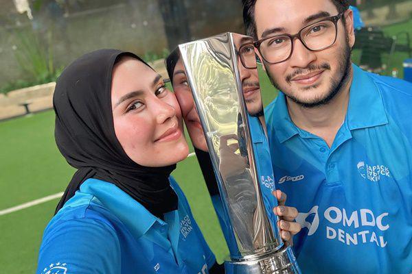 7 Potret Syahnaz dan Jeje Juara 2 Padel Couple Tournament 2025