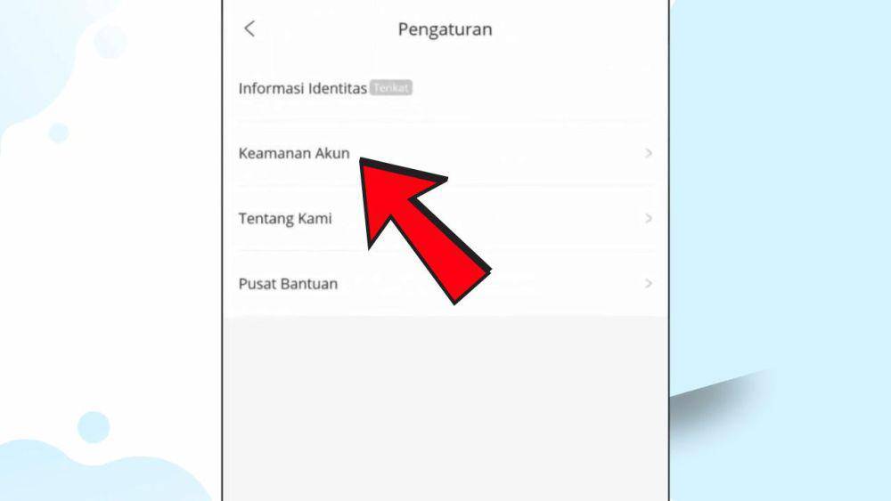 ilustrasi masuk ke keamanan akun di aplikasi Adakami (screenshoot/Adakami)