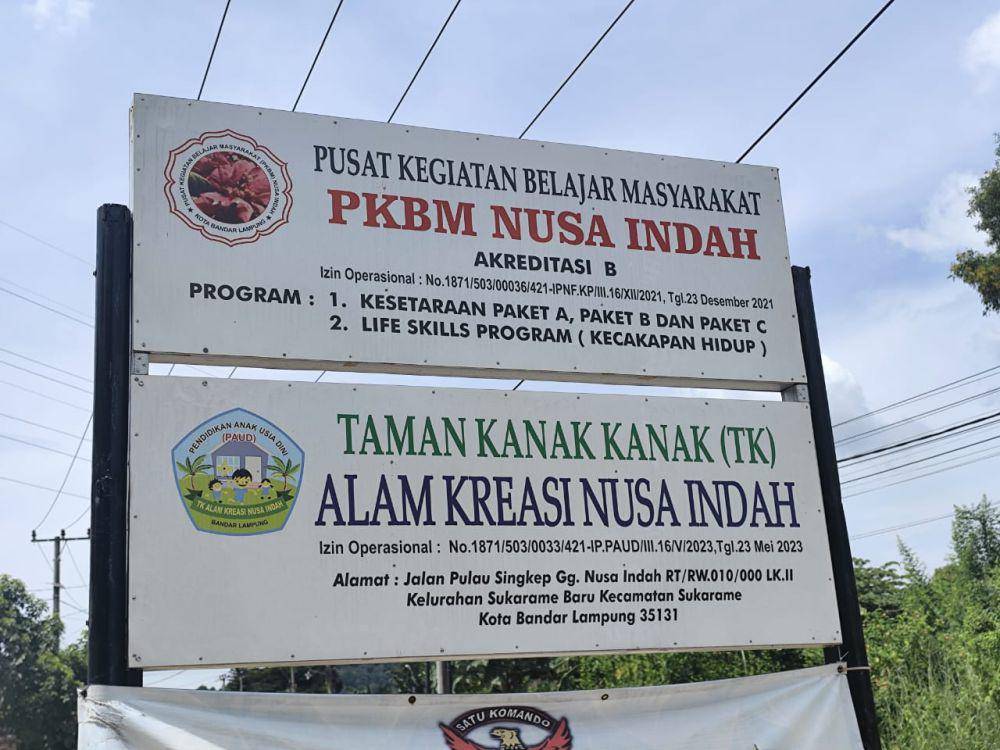 TK Alam Kreasi Nusa Indah Bandar Lampung. (IDN Times/Muhaimin)