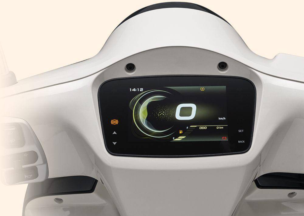Ilustrasi panel instrumen digital TFT LCD Motor Honda NS150LA (honda-sundiro.com)