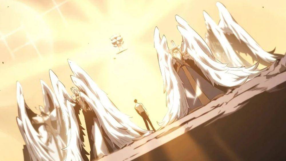 Ruler menggunakan Cup of Reincarnation. (dok. D&C Media/Solo Leveling)