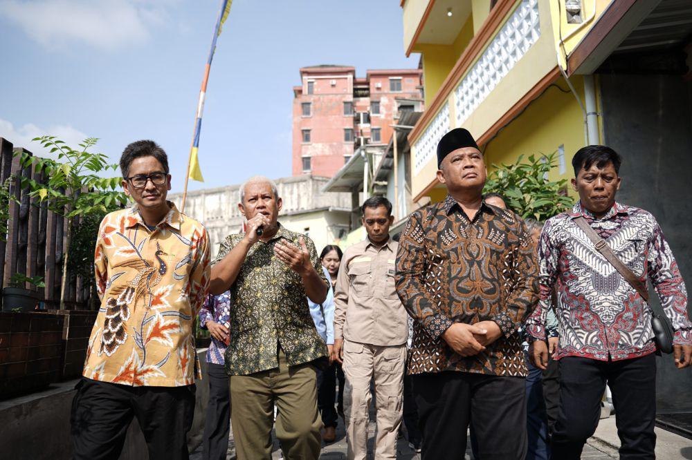Peninjauan Ruang Terbuka Publik (RTP) Gatotkaca Mrican, Caturtunggal Depok Sleman, Jumat (9/5/2025). (Dok. Istimewa)