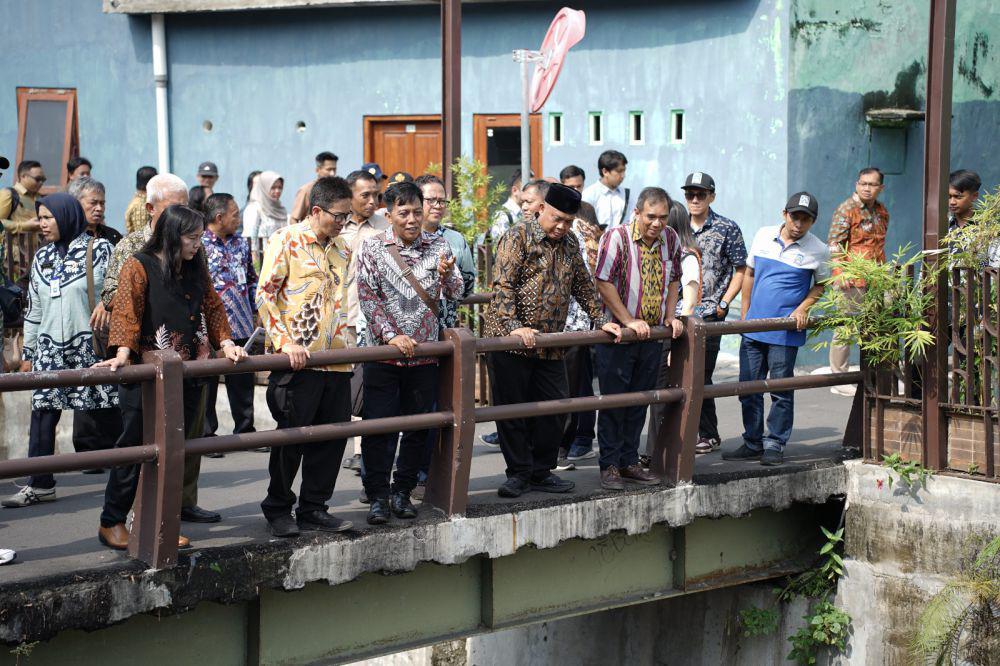 Peninjauan Ruang Terbuka Publik (RTP) Gatotkaca Mrican, Caturtunggal Depok Sleman, Jumat (9/5/2025). (Dok. Istimewa)