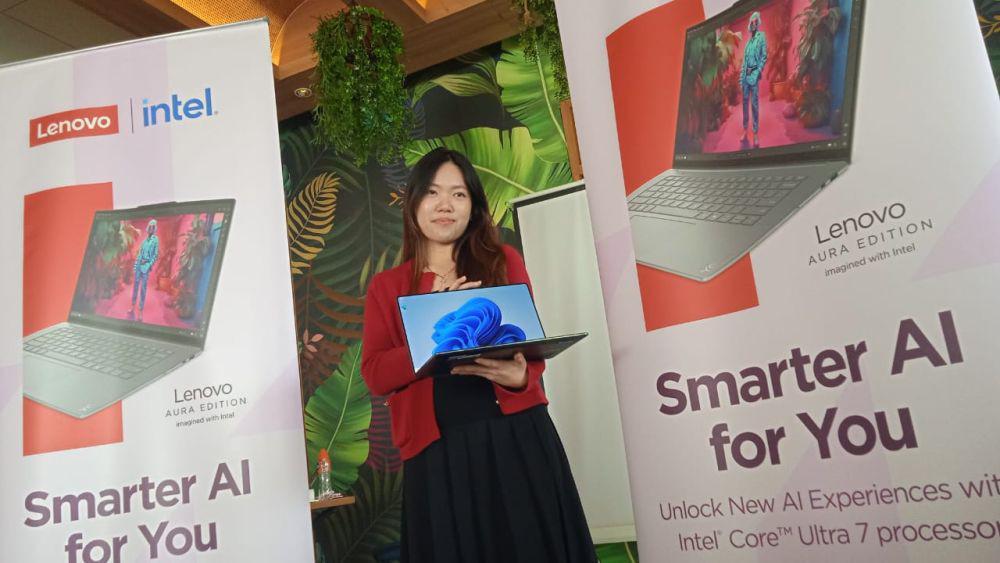 Lenovo Aura Edition, Laptop dengan Kamera Bawah Layar Pertama di Dunia