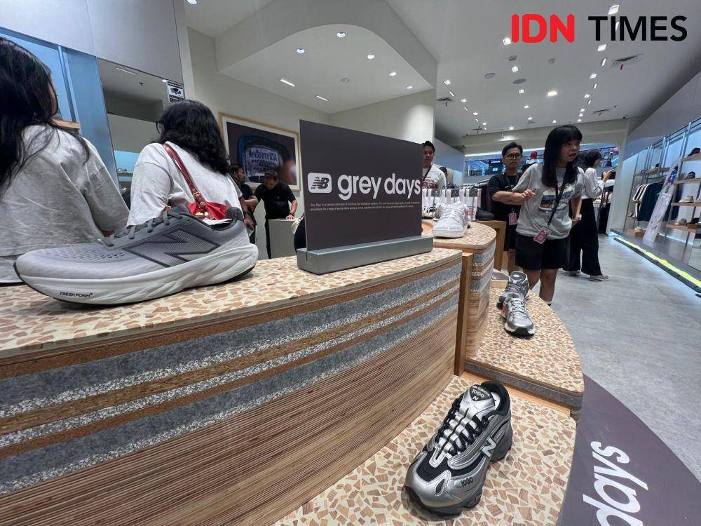 Suasana Jumpa Pers New Balance Grey Days 2025 (IDN Times/Wahyu Kurniawan)