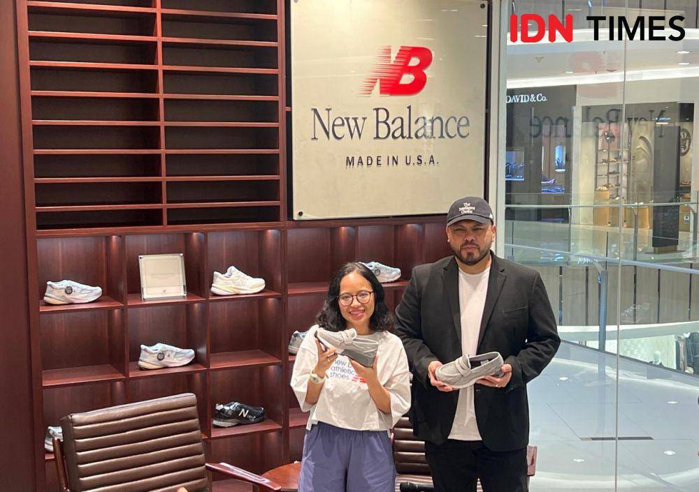 Suasana Jumpa Pers New Balance Grey Days 2025 (IDN Times/Wahyu Kurniawan)
