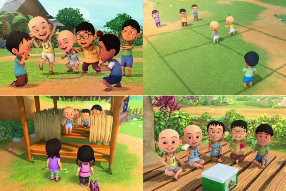 bermain di luar ruangan tanpa gawai (dok. Les' Copaque Production/Upin & Ipin)