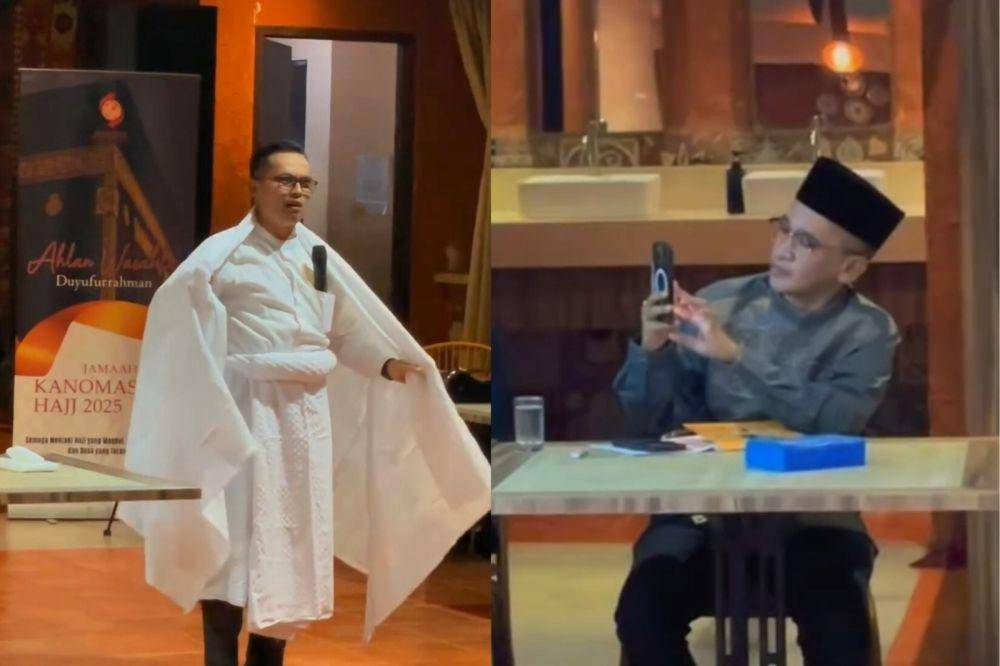 7 Potret Ruben Onsu Ikut Manasik Haji 2025, Belajar Pakai Kain Ihram!