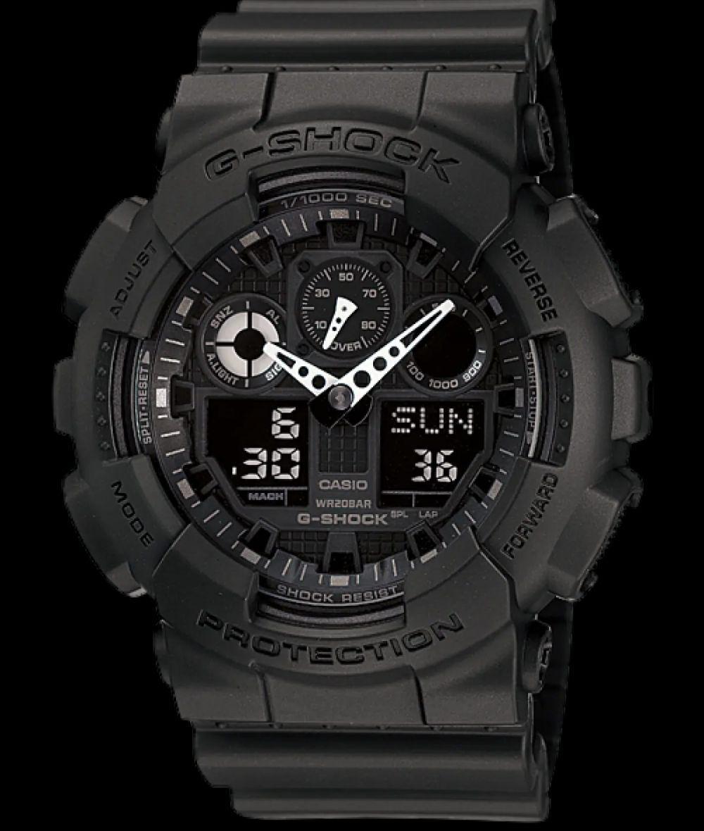 CASIO G-SHOCK Analog-Digital GA-100-1A1 (casio.com)
