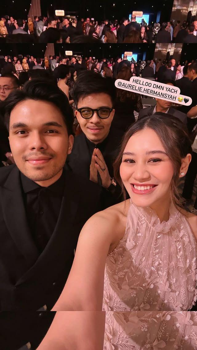 tamu artis di resepsi Cellos (instagram.com/aaliyah.massaid)