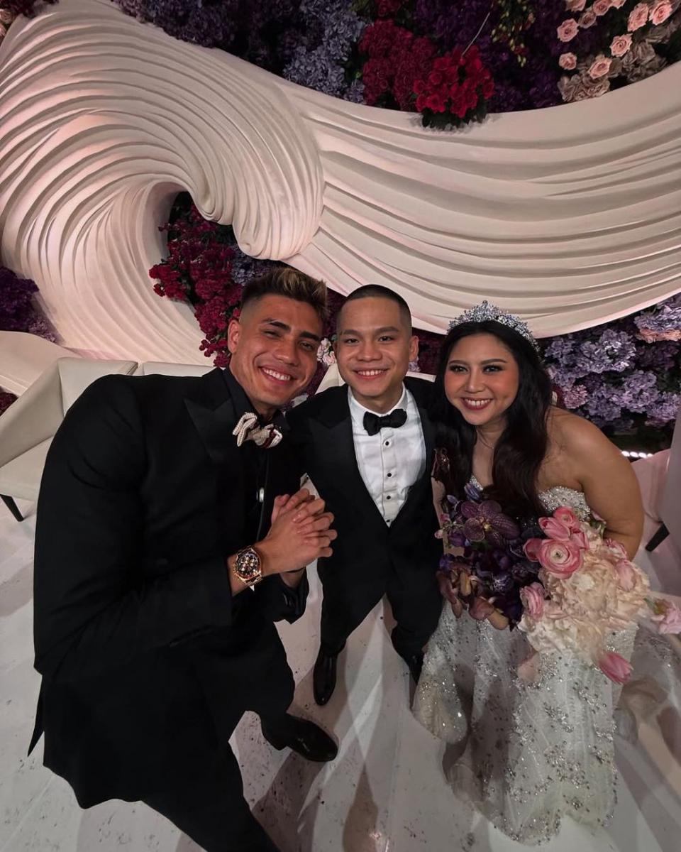 tamu artis di resepsi Cellos (instagram.com/aisar_khaledd)