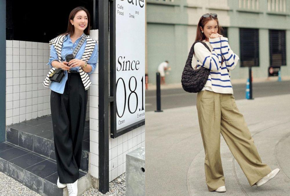 10 Rekomendasi Airport Style ala Bua Nalinthip, Modis dan Comfy!