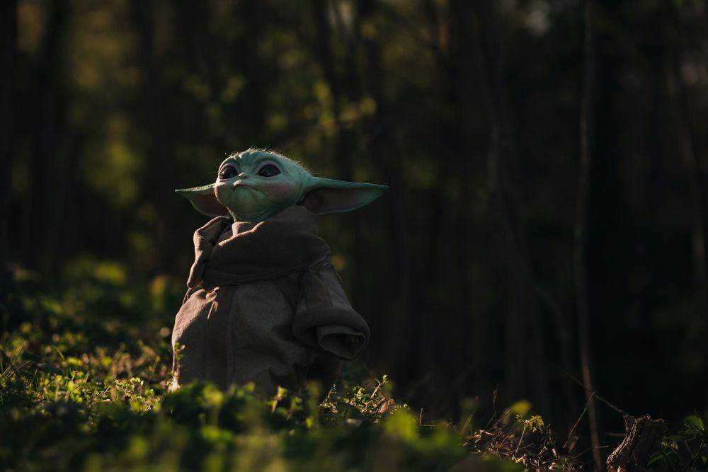 Baby Yoda, salah satu karakter fiksi yang bernyawa.(Unsplash/Emmanuel Denier)