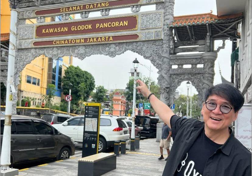potret Emil Wakin Chau keliling Jakarta (Instagram.com/wakinchauchannel)