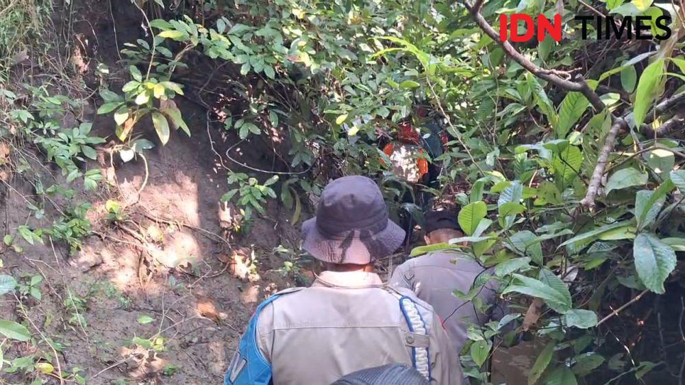 Tiga hari pencarian gadis hilang di hutan jati Lembeyan Wetan belum membuahkan hasil. IDN Times/ Riyanto.